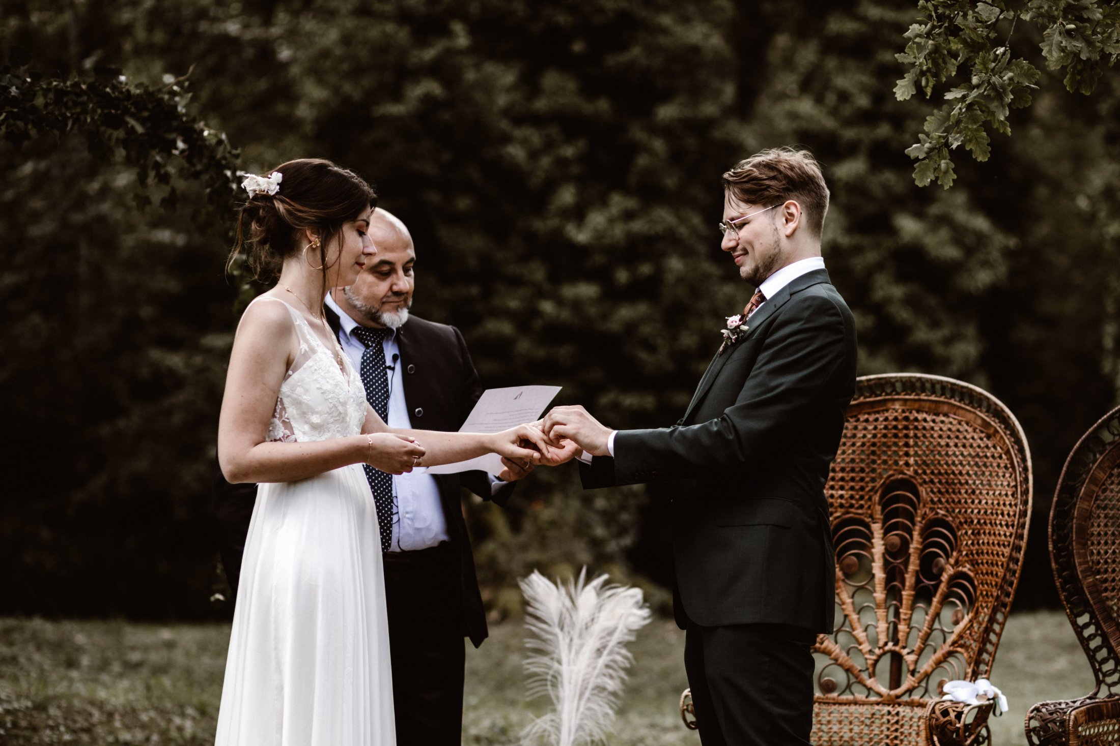 Mariage forêt : la cérémonie